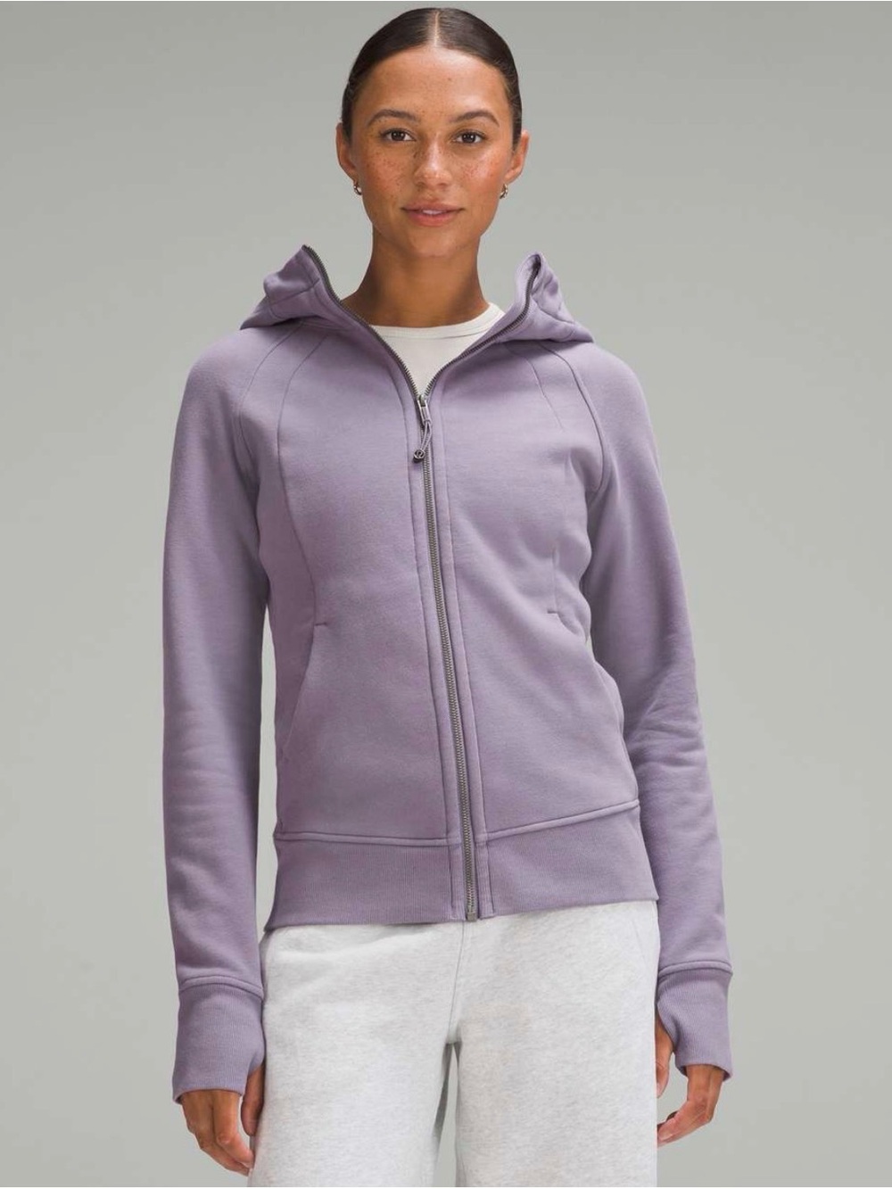 lululemon athletica Lavender Full-Zip Hooded Sweatshirt